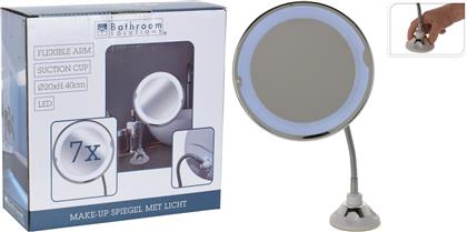 ArteLibre Καθρέπτης Μακιγιάζ Επιτραπέζιος με Φως Γκρι