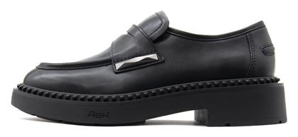 Combo A Δερμάτινα Γυναικεία Loafers σε Μαύρο Χρώμα Ash από το ProjectShops