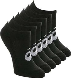 ASICS Αθλητικές Κάλτσες Μαύρες 6 Ζεύγη από το MyShoe
