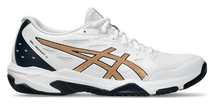 ASICS Gel-rocket 11 Γυναικεία Αθλητικά Παπούτσια Βόλεϊ Wht / Gld - Asics από το Zakcret Sports