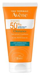 Cleanance Triasorb Αντηλιακή Κρέμα Προσώπου SPF50 50ml Avene