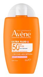 Eau Thermale - Ultra Fluid Radiance SPF50+ Αντηλιακή Λοσιόν 50ml Avene