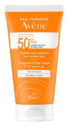 Very High Protection Fragrance Free Αντηλιακή Κρέμα Προσώπου SPF50 50ml Avene