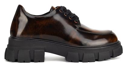 Γυναικεία Oxfords σε Καφέ Χρώμα Badura