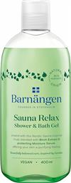 Barnangen Sauna Relax Αφρόλουτρο σε Gel με Εκχυλίσματα Σημύδας & Ενυδατικό Ορό Προστασίας 400ml