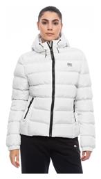 Μπουφάν Puffer Pastel White Be:Nation