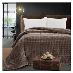 Κουβερτοπάπλωμα Υπέρδιπλο 220x240εκ. 12515 Μόκα Beauty Home