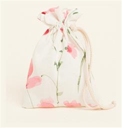 Πουγκι Κορδονι 12 X 17 Cm Ανθη Ιριδα Φρεζια Beauty Home