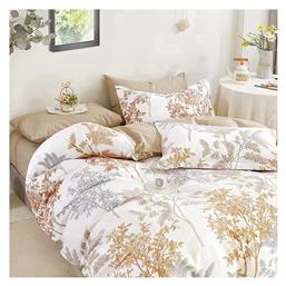 Σετ Υπέρδιπλο 220x240εκ. 12602 Εκρού, Μπεζ 3τμχ Beauty Home