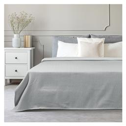 Stripe Κουβέρτα Πικέ King Size 260x270εκ. Γκρι Beauty Home