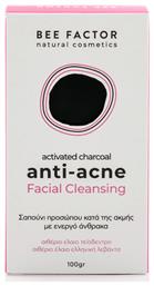 Anti Acne Μπάρα Σαπουνιού Καθαρισμού Προσώπου 100gr Bee Factor