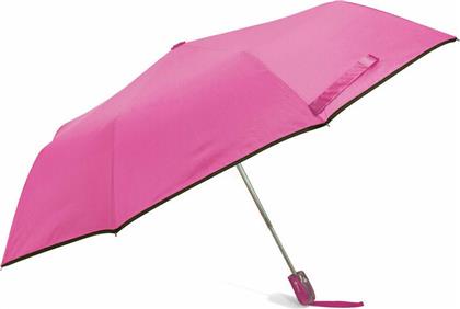 Benzi PA100 Γυναικεία Ομπρέλα Βροχής Σπαστή Ροζ