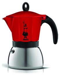 Moka Induction Μπρίκι Espresso 6cups Κόκκινο Bialetti