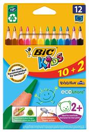 Kids Evolution Triangle Σετ Ξυλομπογιές 12τμχ Bic