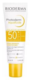Photoderm Aquafluide SPF50 Αντηλιακή Κρέμα 40ml Bioderma