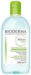 Sebium Η2Ο Micellar Water Ντεμακιγιάζ 500ml Bioderma