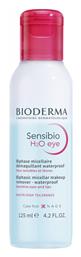 Sensibio H2o Eye High Tolerance Υγρό Αδιάβροχου Ντεμακιγιάζ 125ml Bioderma