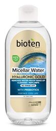 Hyaluronic Gold Micellar Water Ντεμακιγιάζ 400ml Bioten