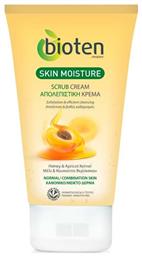 Skin Moisture Scrub Προσώπου για Kανονικές/Μικτές Επιδερμίδες Honey & Apricot Kernel 150ml Bioten