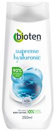 Supreme Hyaluronic Ενυδατική Lotion Σώματος με Υαλουρονικό Οξύ για Ξηρές Επιδερμίδες 250ml Bioten