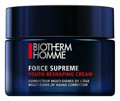 Homme Force Supreme Youth Reshaping Ανδρική Κρέμα Προσώπου Ημέρας για Ενυδάτωση & Ανάπλαση 50ml Biotherm