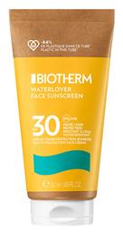 Waterlover Sunscreen Αδιάβροχη Αντηλιακή Κρέμα Προσώπου SPF30 50ml Biotherm