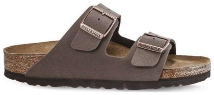 Arizona Birko-Flor Nubuck Γυναικεία Σανδάλια Ανατομικά Mocha Narrow Fit Birkenstock από το X-ray shoes