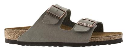 Arizona Birko-Flor Nubuck Γυναικεία Σανδάλια Ανατομικά Stone Birkenstock από το Altershops