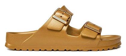 Birkenstock Arizona Eva Γυναικεία Σανδάλια Ανατομικά Glamour Gold από το Tsakiris Mallas