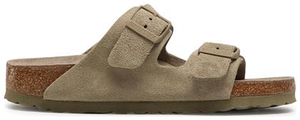Arizona Soft Footbed Suede Leather Ανατομικά Σανδάλια Birkenstock