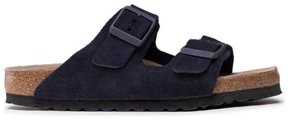 Arizona Suede Γυναικεία Σανδάλια Ανατομικά σε Navy Μπλε Χρώμα Birkenstock