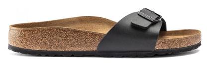 Classic Madrid Bf Δερμάτινα Σανδάλια Μαύρα Birkenstock