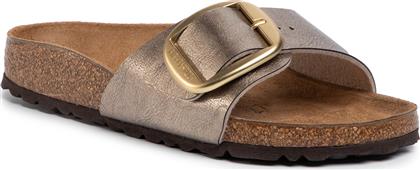 Birkenstock Madrid Big Buckle Birko-Flor Γυναικεία Σανδάλια σε Χρυσό Χρώμα από το Altershops