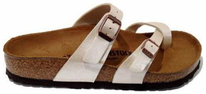 Birkenstock Mayari Birko-Flor Γυναικεία Σανδάλια Ανατομικά σε Χρυσό Χρώμα από το Epapoutsia