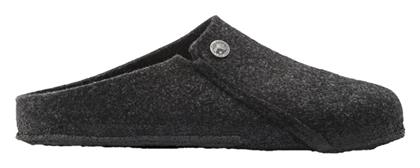 Zermatt Soft Footbed Wool Felt Κλειστές Γυναικείες Παντόφλες σε Γκρι χρώμα Narrow Fit Birkenstock