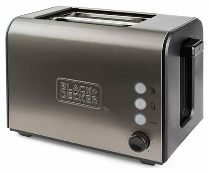 BXTO900E Φρυγανιέρα 2 Θέσεων 900W Inox Black & Decker