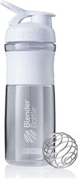 Blender Bottle Sportmixer Shaker Πρωτεΐνης 820ml Πλαστικό Λευκό