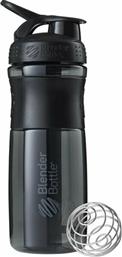 Blender Bottle Sportmixer Shaker Πρωτεΐνης 820ml Πλαστικό Μαύρο