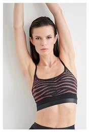 Tiger Print Bikini Μπουστάκι Μαύρο Blu4u