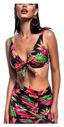 Bikini Top Floral Μαύρο Bluepoint