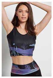 Γυναικείο Crop Top Αμάνικο Καλοκαιρινό Μαύρο BodyTalk από το Outletcenter