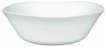 Parma Σαλατιέρα Γυάλινη Λευκή 24x24x8.2cm 3τμχ Bormioli Rocco