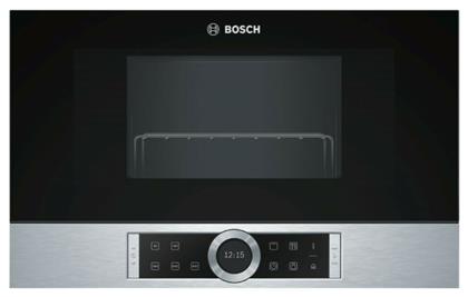 Bosch Εντοιχιζόμενος Φούρνος Μικροκυμάτων με Grill 21lt Inox από το Elektrostore24
