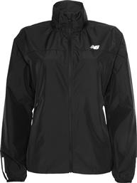 ΜΠΟΥΦΑΝ NEW BALANCE CORE RUN JACKET ΜΑΥΡΟ από το Plus4u