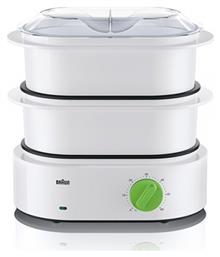 Braun FS 3000 Ατμομάγειρας με 2 Επίπεδα Μαγειρέματος 6.2lt από το Notos