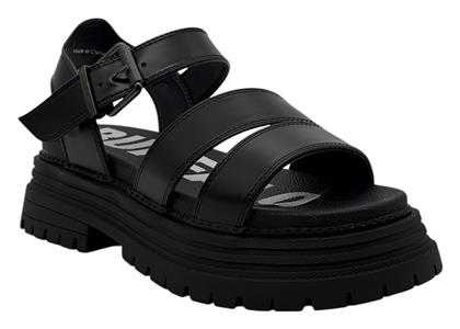Γυναικεία Σανδάλια Flatforms σε Μαύρο Χρώμα Buffalo