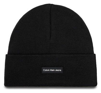 Beanie Γυναικείος Σκούφος Πλεκτός σε Μαύρο χρώμα Calvin Klein