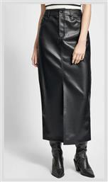 Δερμάτινη Maxi Φούστα Black Calvin Klein