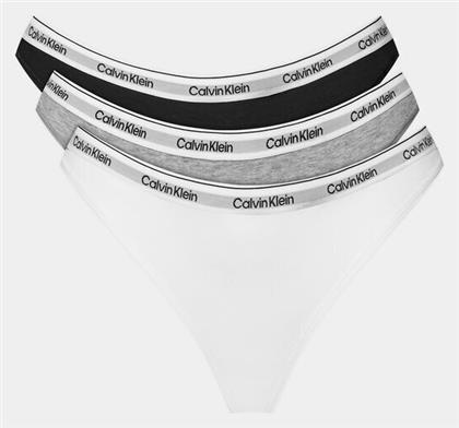 Γυναικεία String 3Pack Έγχρωμο Calvin Klein