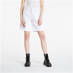 Calvin Klein Γυναικεία Τζιν Βερμούδα σε Λευκό χρώμα από το Modivo